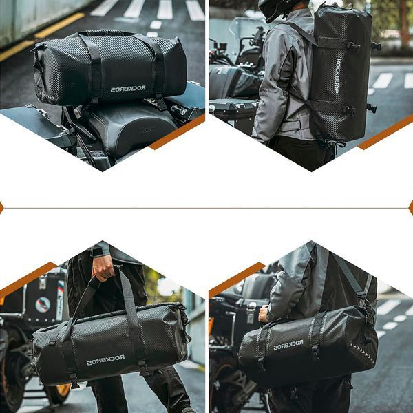 Спортивна мотоциклетна сумка ROCKBROS NR-JN5 об'ємом 50 л Чорний RB-NR-JN5-4692 фото