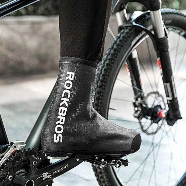 Водостійкі велобахіли / захист для взуття ROCKBROS LF1081 розмір 38-42 Чорні RB-LF1081-3984 фото