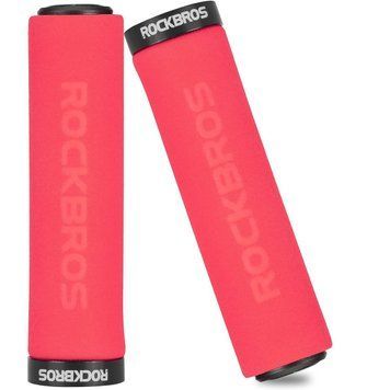 Грипсы / ручки руля ROCKBROS BT1001 Красные с черными замками RB-BT1001-2823 фото