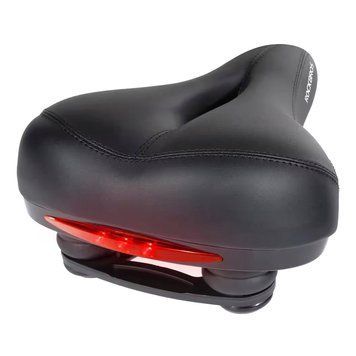 Седло велосипедное с мигалкой ROCKBROS AQ-1001 Черный RB-AQ-1001-6647 фото