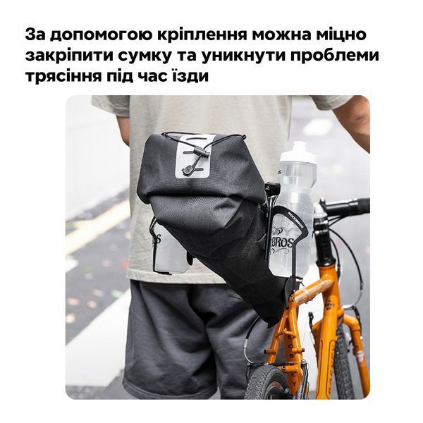 Адаптер кріплення для ДВОХ фляготримачів та СУМКИ ROCKBROS KS-312 Чорний RB-KS-312-4774 фото