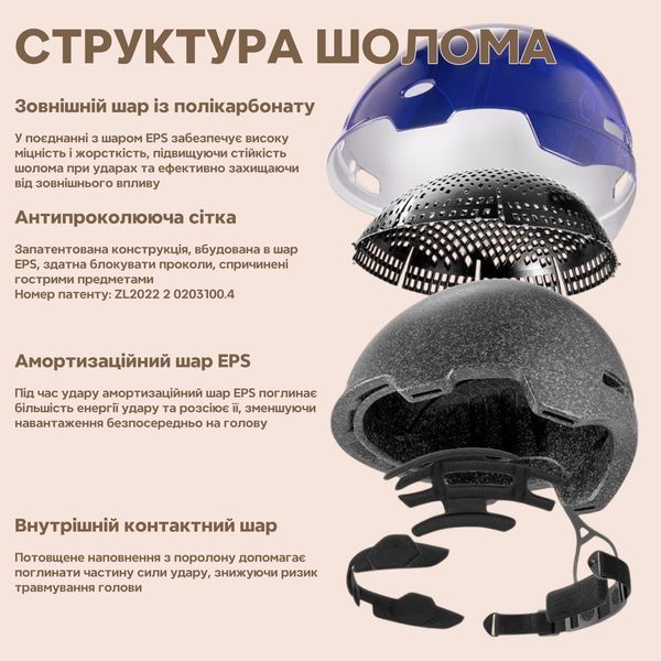 Детский вело шлем с визором ROCKBROS HK602 48-55 см In-Mold Бежево-розовый RB-HK602-6003 фото