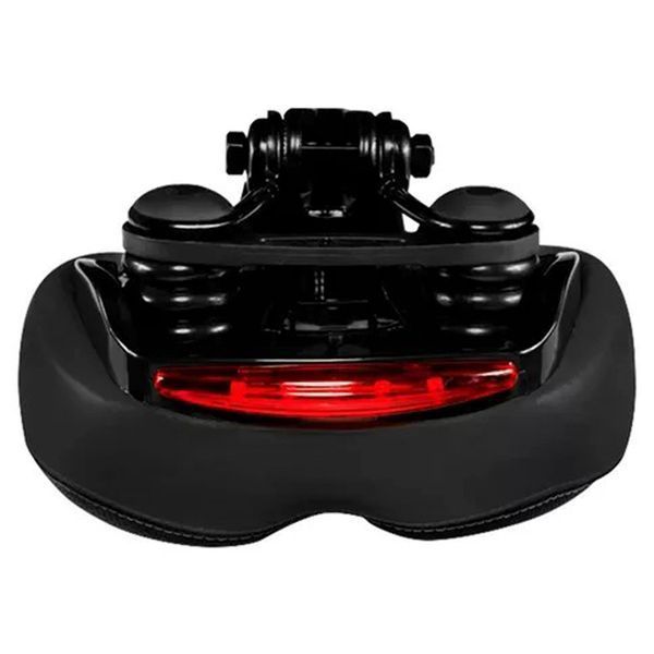 Седло велосипедное с мигалкой ROCKBROS AQ-1001 Черный RB-AQ-1001-6647 фото