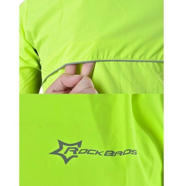 Велосипедний водонепроникний дощовик ROCKBROS YPW019 Розмір XL Салатовий RB-YPW019-3973 фото