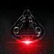 Седло велосипедное с мигалкой ROCKBROS AQ-1001 Черный RB-AQ-1001-6647 фото 4