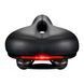 Седло велосипедное с мигалкой ROCKBROS AQ-1001 Черный RB-AQ-1001-6647 фото 2