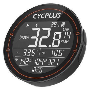 Велокомпьютер навигатор беспроводной GPS с подсветкой IPX6 ANT ROCKBROS&CYCPLUS M2 Черный RB-M2-5517 фото