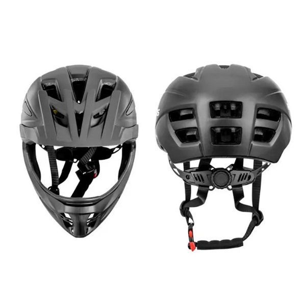 Дитячий вело шолом фулфейс ROCKBROS TT-018 (54-58 см) In-Mold Білий RB-TT-018-YF-5074 фото