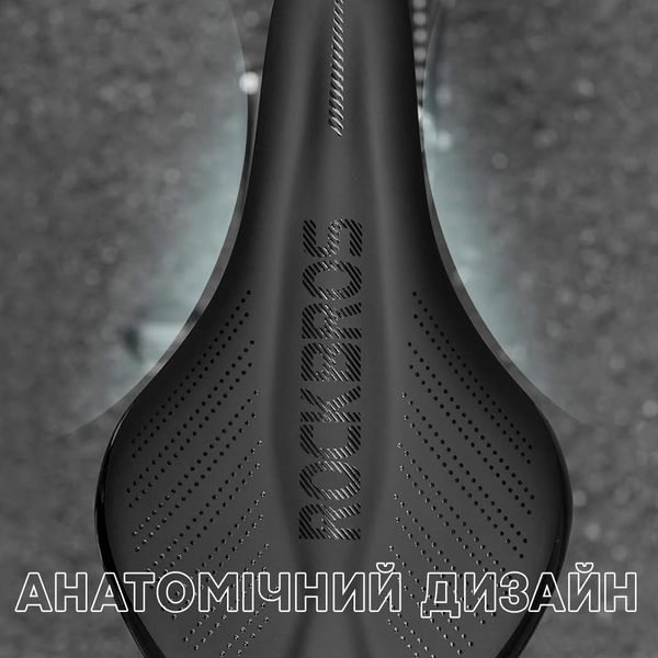 Седло для велосипеда анатомическое ROCKBROS US31 Черное RB-US31-5259 фото