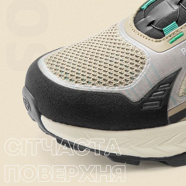 Спортивне кросівки взуття снікерси з механізмом регулювання BOA ROCKBROS LF178 розмір 43 Чорні з зеленим RB-LF178-5650 фото