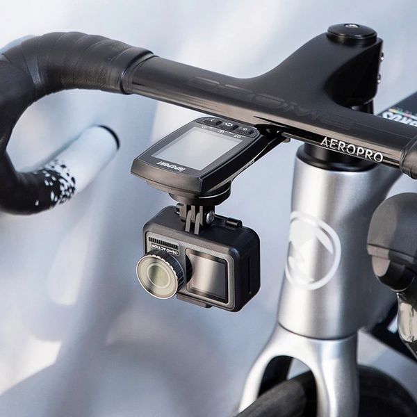 Універсальне кріплення Garmin Bryton Cateye та для ліхтариків й GoPro ROCKBROS FKN01 Чорний RB-FKN01-4931 фото