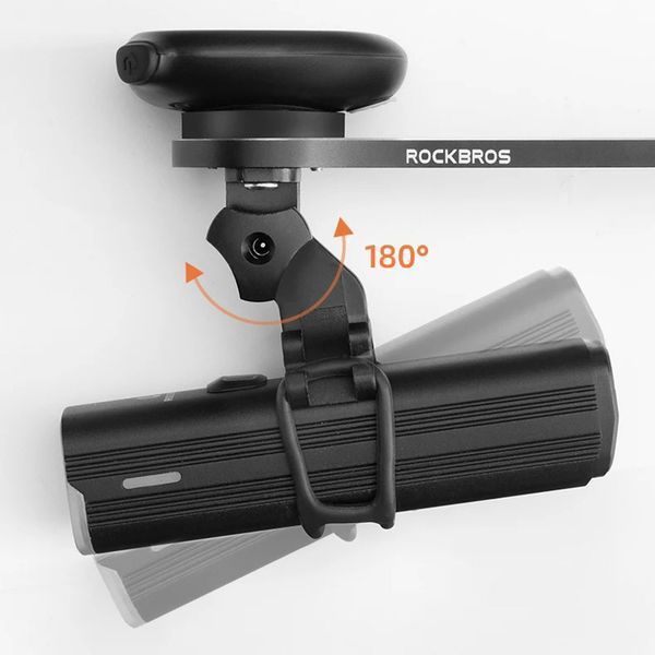 Універсальне кріплення Garmin Bryton Cateye та для ліхтариків й GoPro ROCKBROS FKN01 Чорний RB-FKN01-4931 фото