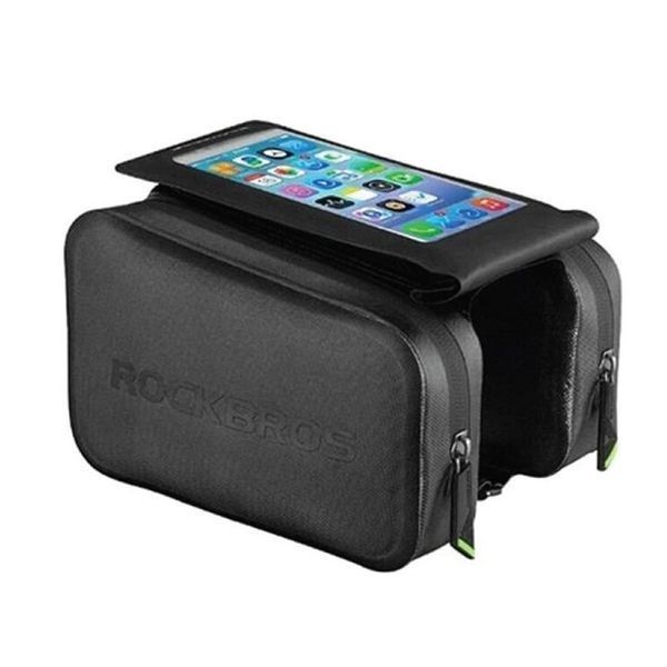 Велосипедна сумка на раму ROCKBROS AS-006 BK Чорний RB-AS-006-1312 фото