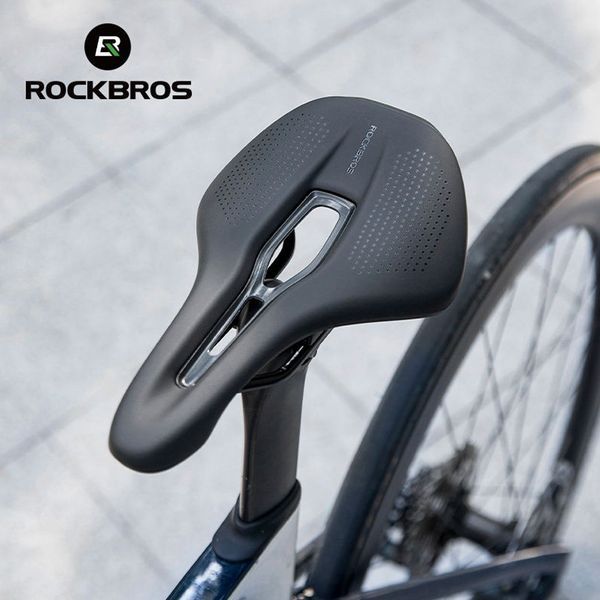 Седло для велосипеда с анатомическим отверстием ROCKBROS US57 Черное RB-US57-5260 фото