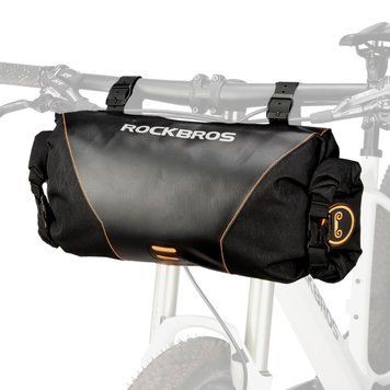 Розширювана велосипедна сумка на кермо велосипеда ROCKBROS H59 Чорна RB-H59-4650 фото