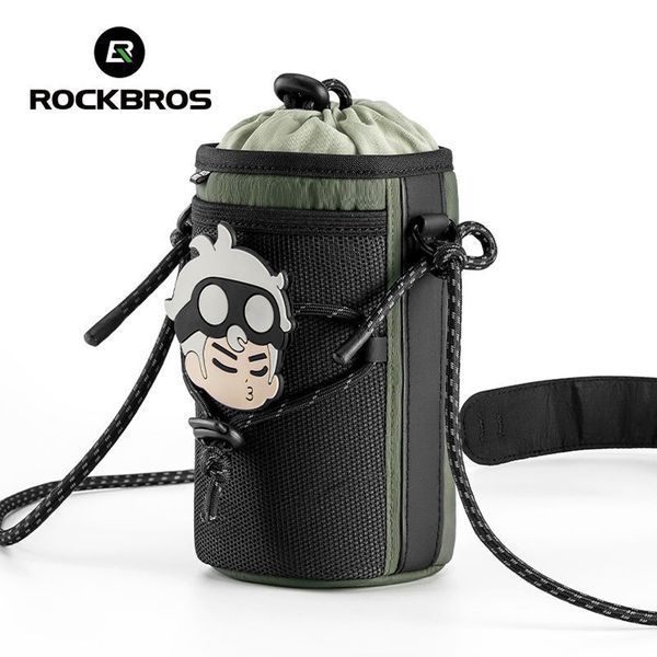 Универсальная велосумка для фляги велкро ROCKBROS BWBB Зеленый RB-BWBB-5256 фото