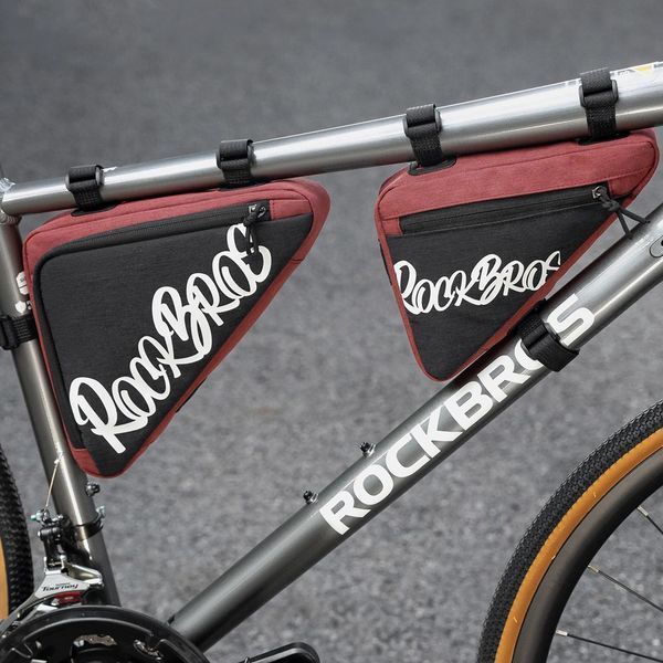 Велосипедная сумка под раму велкро ROCKBROS G0011 Красные RB-G0011-7138 фото