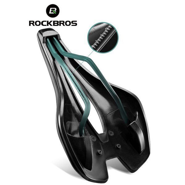 Седло для велосипеда с анатомическим отверстием ROCKBROS US131 Черное RB-US131-5283 фото