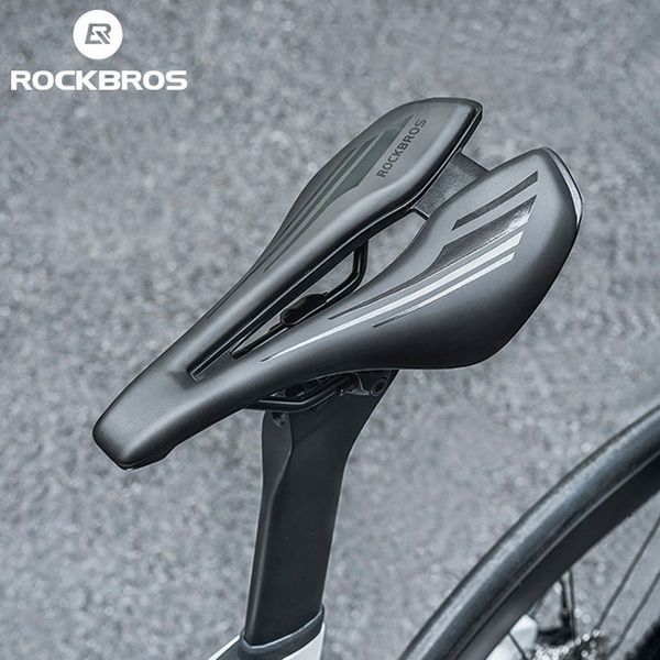 Седло для велосипеда с анатомическим отверстием ROCKBROS US131 Черное RB-US131-5283 фото