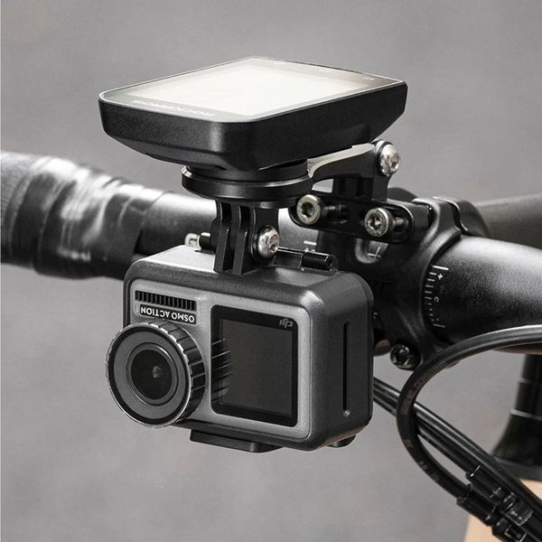 Кріплення для велосипеда під Garmin Bryton Wahoo GoPro велокомп&rsquo;ютерів та ліхтариків ROCKBROS 2900010 Чорне RB-2900010-5207 фото