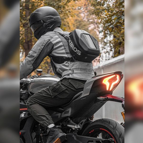 Мото сумка на паливний бак мотоцикла з відділенням для телефона до 7" ROCKBROS AL-NF4 Чорна RB-AL-NF4-4696 фото