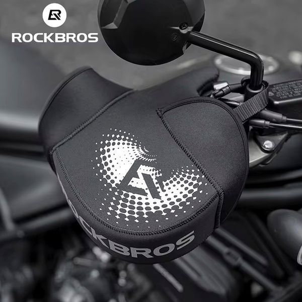Утеплювач на кермо для мотоциклів ROCKBROS D100B Чорний RB-D100B-5488 фото