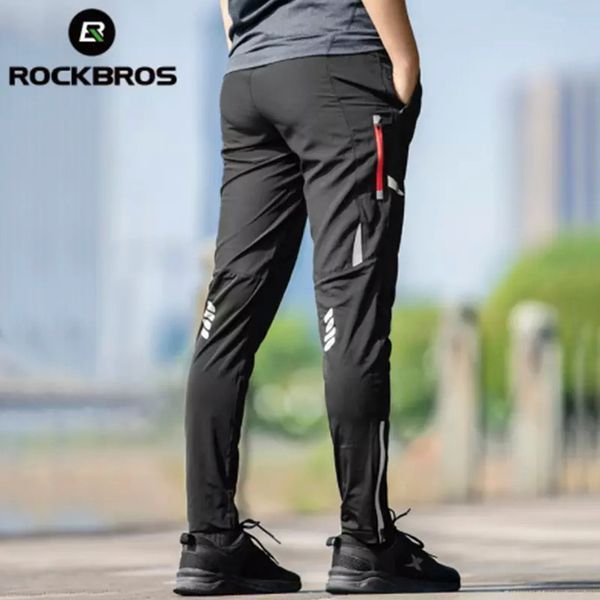 Штани спортивні велосипедні еластичні демісезон ROCKBROS RKCK0001 розмір S Чорні RB-RKCK0001-5811 фото
