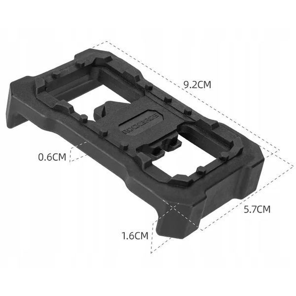 Адаптери платформа для педалей контактів ROCKBROS NL3721 Чорні RB-NL3721-6645 фото