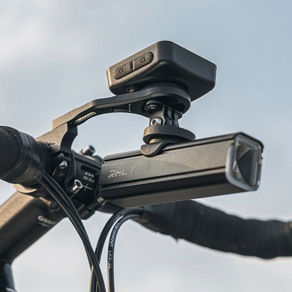 Універсальне телескопічне кріплення Garmin Wahoo Bryton та для ліхтариків й GoPro ROCKBROS FK-303 Чорний RB-FK-303-4928 фото