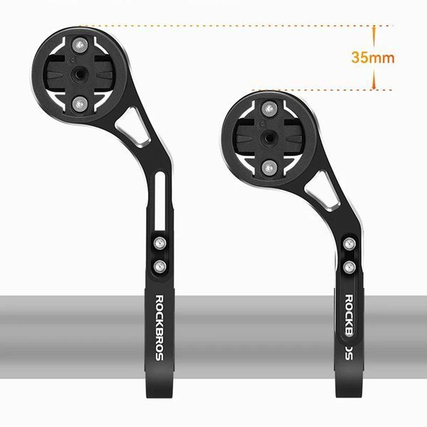 Універсальне телескопічне кріплення Garmin Wahoo Bryton та для ліхтариків й GoPro ROCKBROS FK-303 Чорний RB-FK-303-4928 фото