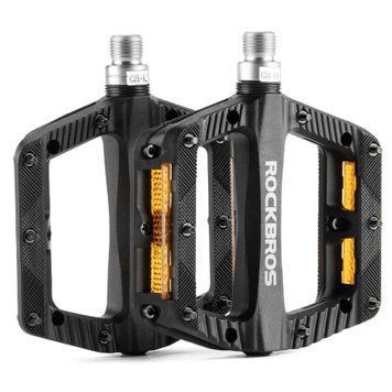 Педали нейлоновые ROCKBROS BP2501 | платформенные / тапталки | на промышленных подшипниках | Черные RB-BP2501-7157 фото