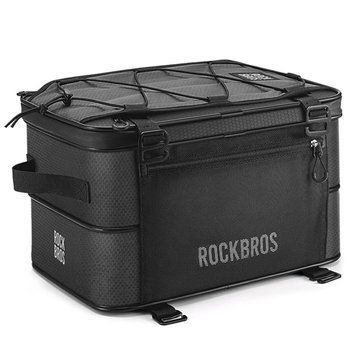 Велосипедна сумка на багажник розширювана складка ROCKBROS H9303 Чорний RB-H9303-6070 фото