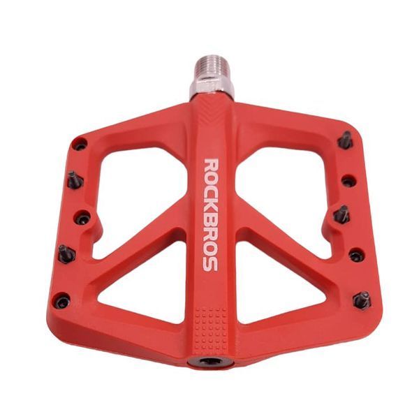 Платформенные нейлоновые педали ROCKBROS M906 на промышленных подшипниках Красные RB-M906-4006 фото