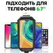 Крепление держатель для телефона на велосипед для телефонов до 6,7" ROCKBROS FYZJ Черный RB-FYZJ-5512 фото 7