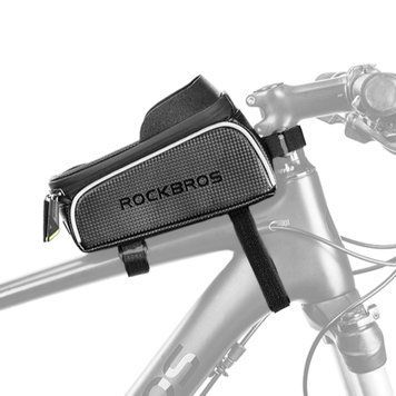 Велосипедная сумка на раму велкро светоотражающая ROCKBROS 017-3BK Черный RB-017-3-2743 фото
