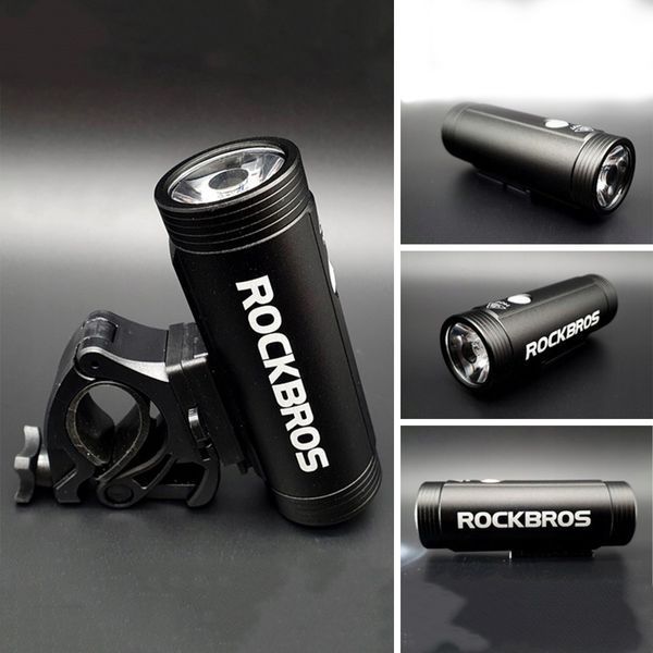 Велосипедная фара / фонарь ROCKBROS R1-400 4 режима 400 люменов Cree XPG Черный RB-R1-400-2448 фото