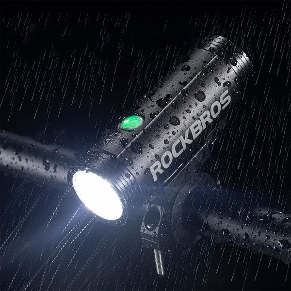Велосипедная фара / фонарь ROCKBROS R1-400 4 режима 400 люменов Cree XPG Черный RB-R1-400-2448 фото