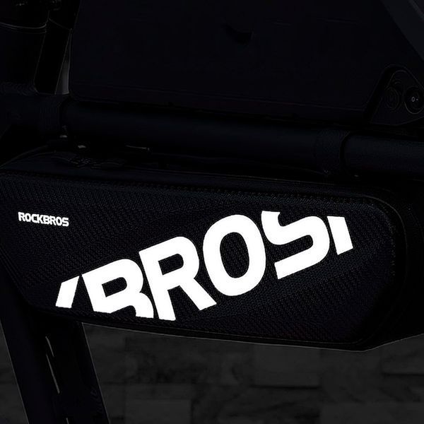 Велосипедна сумка під раму велосипеда велкро ROCKBROS ODR-66 Чорна під карбон RB-ODR-66-4701 фото