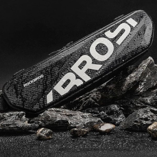 Велосипедна сумка під раму велосипеда велкро ROCKBROS ODR-66 Чорна під карбон RB-ODR-66-4701 фото