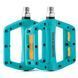 Педалі нейлонові ROCKBROS BP2501 | платформні / тапталки | на промислових вальницях | Бірюзові RB-BP2501-7158 фото 1