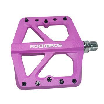 Платформенные нейлоновые педали ROCKBROS M906 на промышленных подшипниках Фиолетовые RB-M906-4008 фото