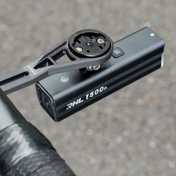 Універсальне кріплення Garmin Bryton Wahoo для ліхтариків тв GoPro ROCKBROS KR290 Чорний RB-KR290-7269 фото