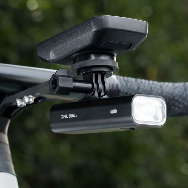 Універсальне кріплення Garmin Bryton Wahoo для ліхтариків тв GoPro ROCKBROS KR290 Чорний RB-KR290-7269 фото