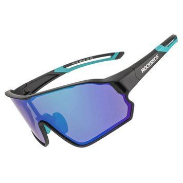 Окуляри спортивні поляризовані з UV захистом ROCKBROS SP179 Чорні з синім RB-SP179-4719 фото