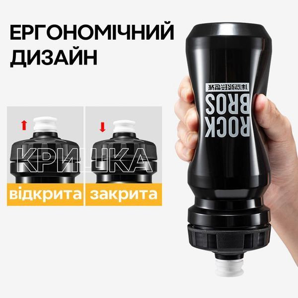 Фляга бутылка для спорта для велосипеда и спорта 600 мл ROCKBROS ML600 Белый RB-ML600-5987 фото