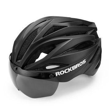 Вело шлем с магнитным визором ROCKBROS WT5862 (58-62 см) In-Mold Черный RB-WT5862-5226 фото