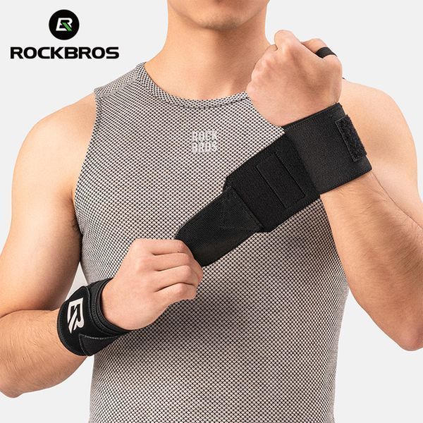 Спортивний браслет ROCKBROS SP041 для фітнесу захисний бандаж для зап'ястя Чорний RB-SP041-5541 фото