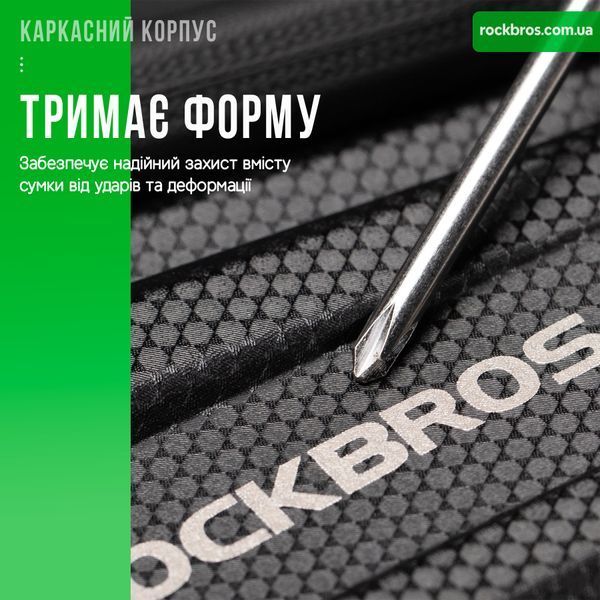 Велосипедная сумка на раму велкро для телефона до 8" ROCKBROS B68 Черный RB-B68-2354 фото