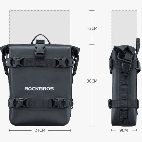 Мото сумка на бік мотоцикла універсальна ROCKBROS C3014 Чорний RB-C3014-6575 фото