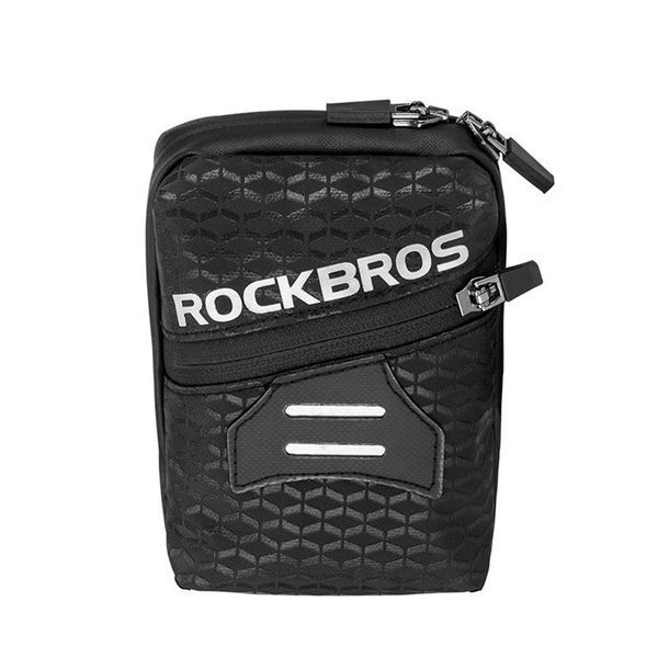 Велосипедная сумка подседельная velcro светоотражающая ROCKBROS C29-BK Черный RB-C29-2727 фото